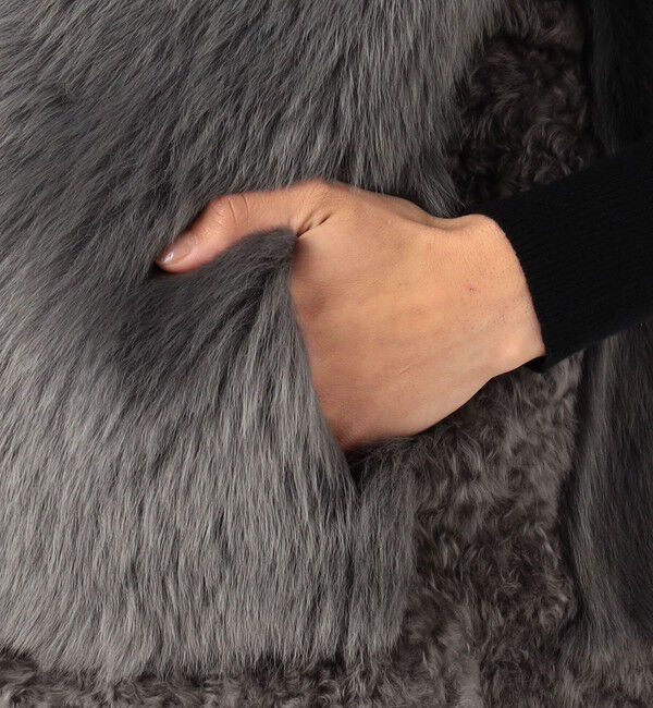 TOMORROWLAND GOODS「KARL DONOGHUE MIDI ムートンジレ」|ベスト・ジレ|