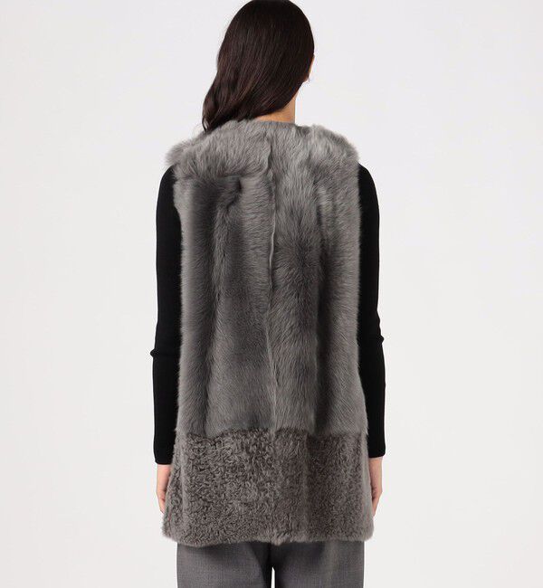 TOMORROWLAND GOODS「KARL DONOGHUE MIDI ムートンジレ」|ベスト・ジレ|