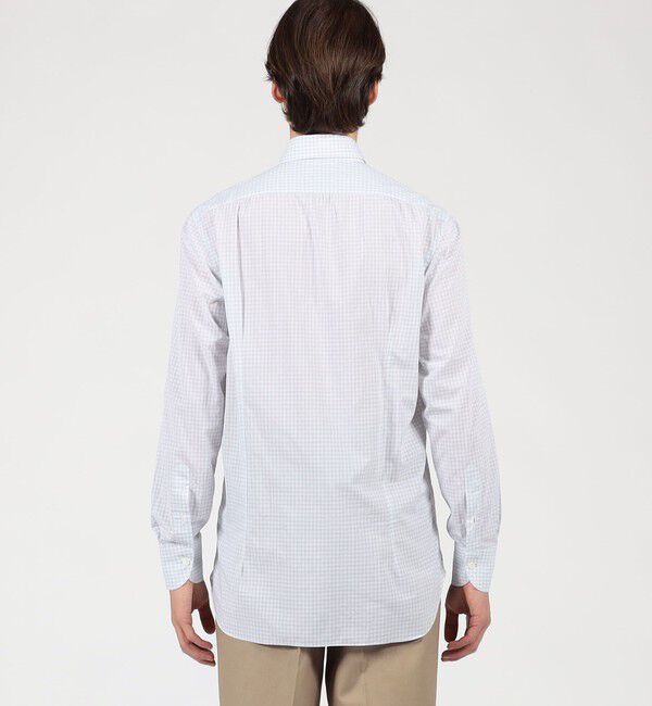 TOMORROWLAND BUYING WEAR「Maria Santangelo コットンワンピースカラー チェックシャツ」|シャツ・ブラウス|