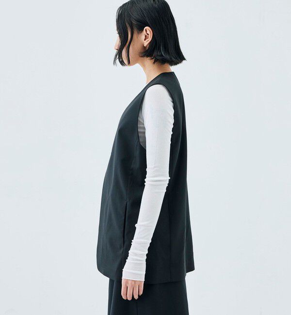 Edition「【WEB先行予約】Super140&rsquo;sトロピカルウール ベスト」|ベスト・ジレ|