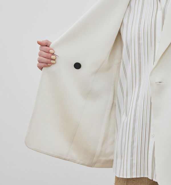 DES PRES「【WEB先行予約】サテンジョーゼット ベルテッドジレ」|ベスト・ジレ|