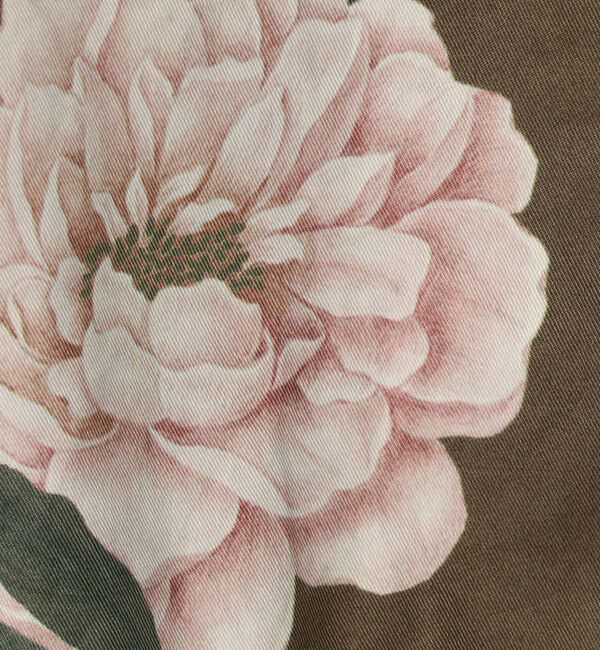 CABaN「コットンツイル フラワープリントブルゾン」|テーラードジャケット|