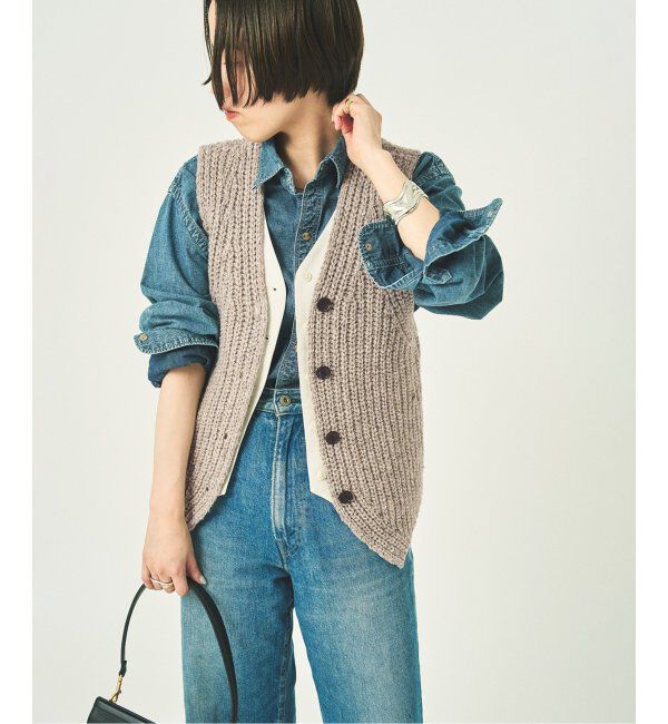 Plage「Layered Knit ベスト」|ベスト・ジレ|