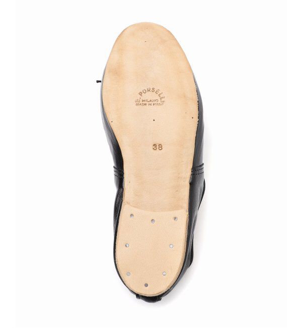 IENA「PORSELLI/ポルセリ LEATHER バレエシューズ」|バレエシューズ|