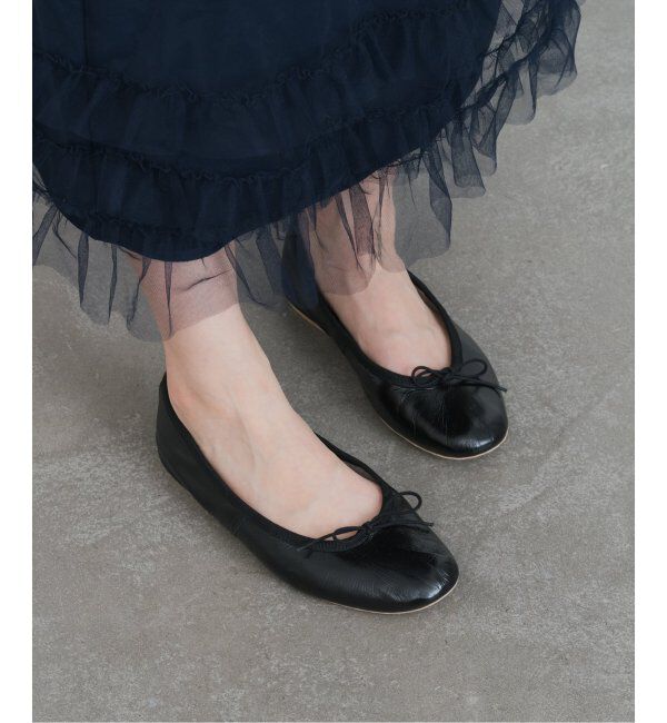 IENA「PORSELLI/ポルセリ LEATHER バレエシューズ」|バレエシューズ|