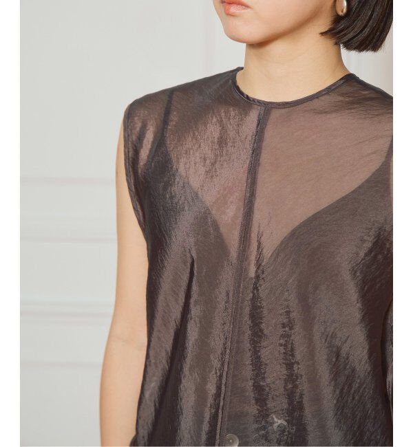 IENA LA BOUCLE「VIOLETTE ROOM/バイオレットルーム ロングベスト VR252618」|ベスト・ジレ|