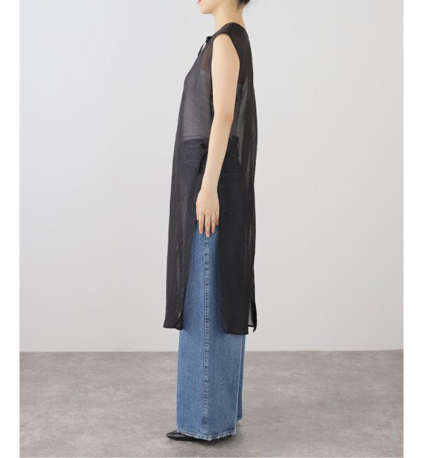 IENA LA BOUCLE「VIOLETTE ROOM/バイオレットルーム ロングベスト VR252618」|ベスト・ジレ|