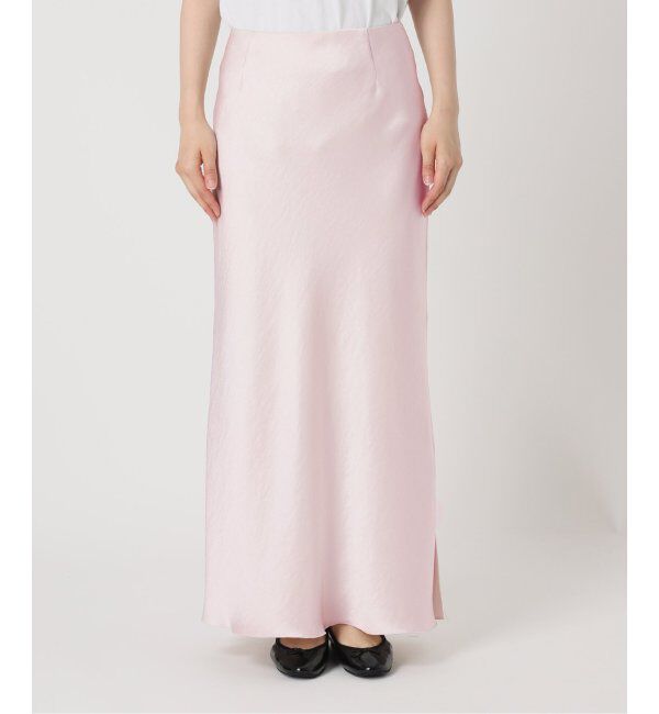 IENA「《追加11》ダブルサテンスカート」|スカート|