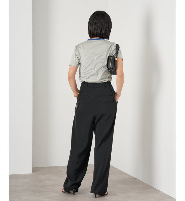 IENA「《追加4》サスペンダーツイルパンツ」|スラックス|