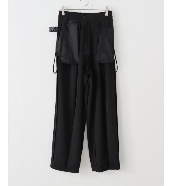 IENA「《追加4》サスペンダーツイルパンツ」|スラックス|