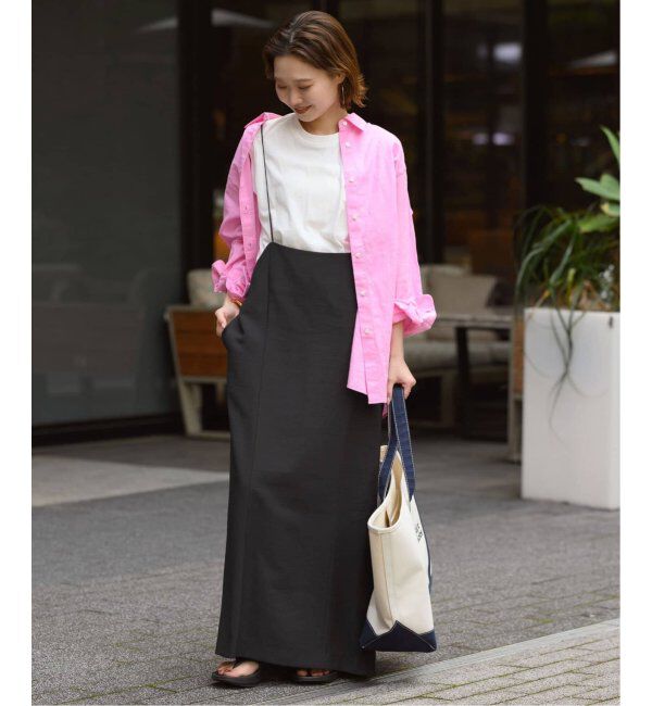 SLOBE IENA「《追加/2枚セット》アイラインキャミワンピース&times;ノースリーブTEEセット」|ワンピース|