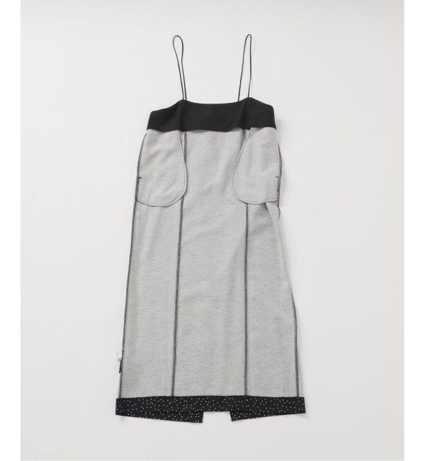 SLOBE IENA「《追加/2枚セット》アイラインキャミワンピース&times;ノースリーブTEEセット」|ワンピース|