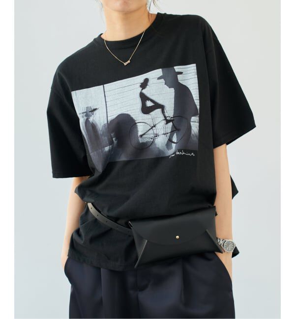 IENA「《追加》COUTURE D&rsquo;ADAM/クチュールドアダム Sam Haskins フォトTシャツ」|Tシャツ・カットソー|