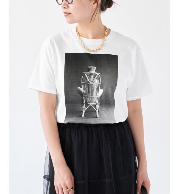 IENA「《追加》COUTURE D&rsquo;ADAM/クチュールドアダム Sam Haskins フォトTシャツ」|Tシャツ・カットソー|