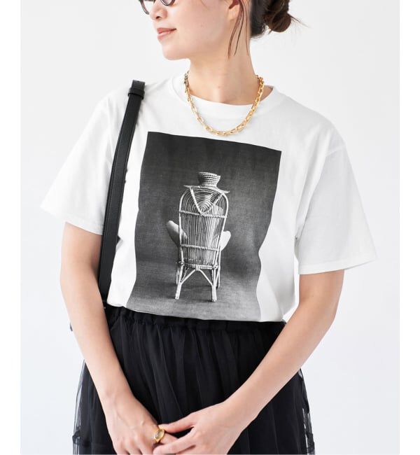 IENA「《追加》COUTURE D&rsquo;ADAM/クチュールドアダム Sam Haskins フォトTシャツ」|Tシャツ・カットソー|