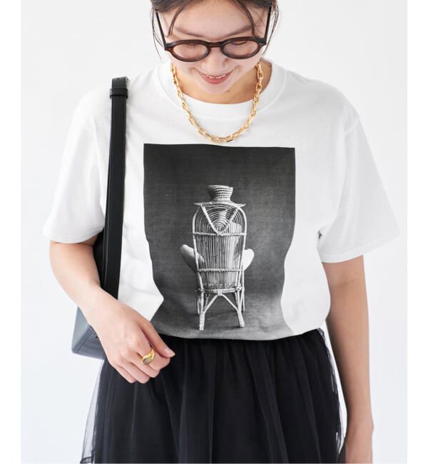 IENA「《追加》COUTURE D&rsquo;ADAM/クチュールドアダム Sam Haskins フォトTシャツ」|Tシャツ・カットソー|