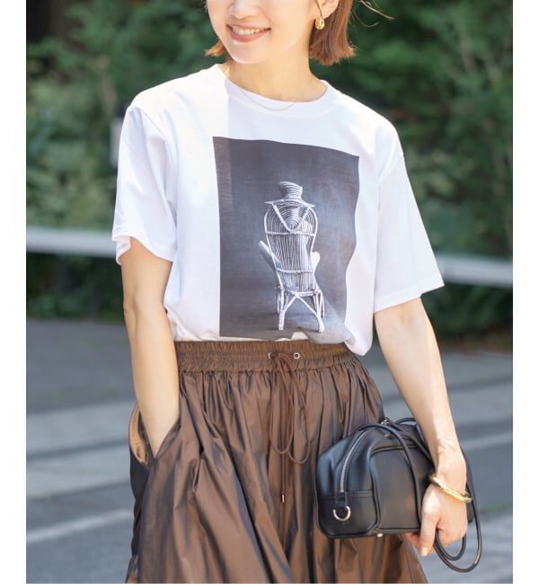 IENA「《追加》COUTURE D&rsquo;ADAM/クチュールドアダム Sam Haskins フォトTシャツ」|Tシャツ・カットソー|