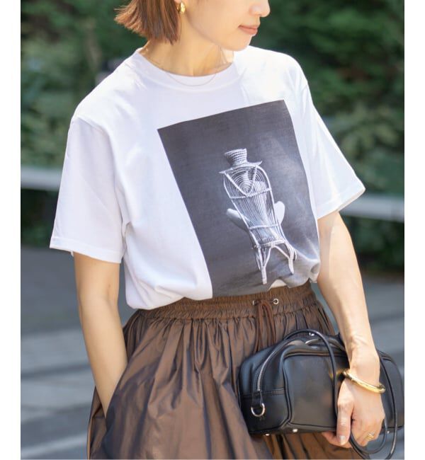 IENA「《追加》COUTURE D&rsquo;ADAM/クチュールドアダム Sam Haskins フォトTシャツ」|Tシャツ・カットソー|