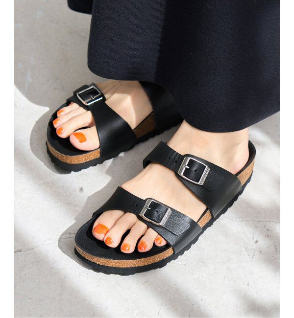IENA「BIRKENSTOCK/ビルケンシュトック 別注 Sydney LENA Black」|サンダル|ブラック
