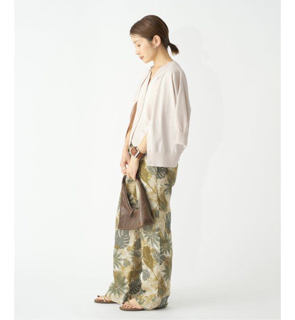 IENA「《追加3》LEVITAクルーカーディガン」|カーディガン|