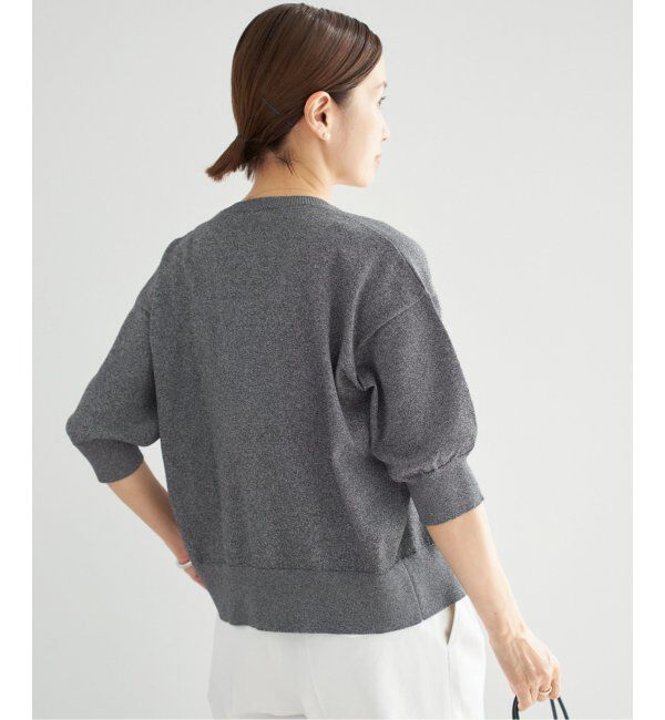 IENA「《追加3》LEVITAクルーカーディガン」|カーディガン|