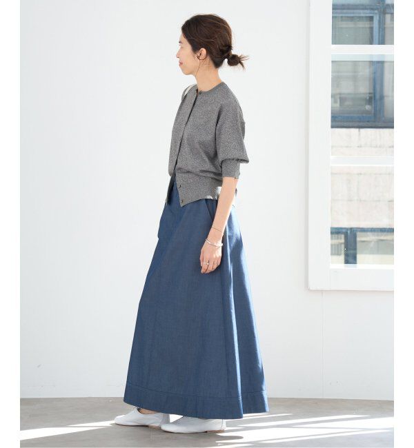 IENA「《追加3》LEVITAクルーカーディガン」|カーディガン|