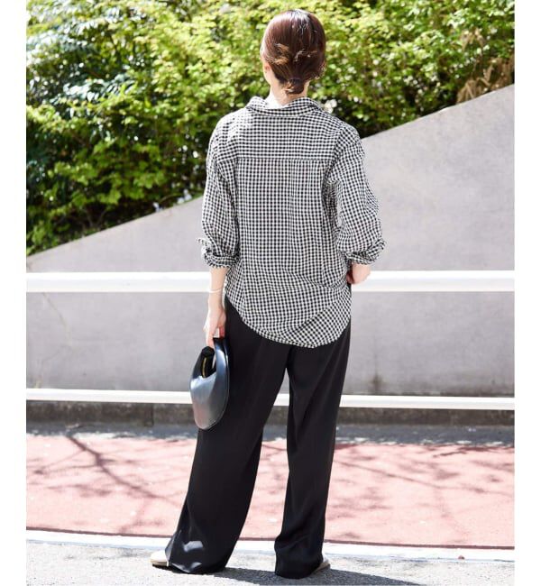 SLOBE IENA「《追加》リネンコットンレギュラーシャツ」|シャツ・ブラウス|