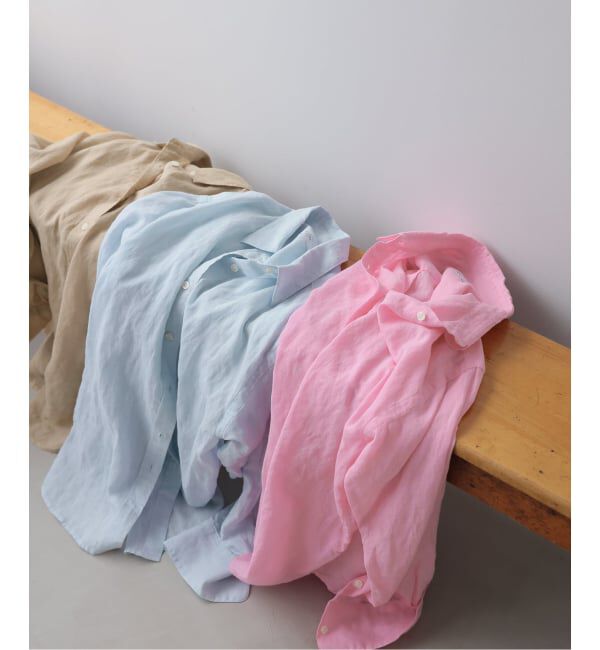 SLOBE IENA「《追加》リネンコットンレギュラーシャツ」|シャツ・ブラウス|