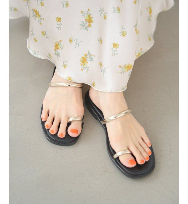 IENA「《追加》NICOLAS LAINAS/ニコラスライナス フラットサンダル」|サンダル|
