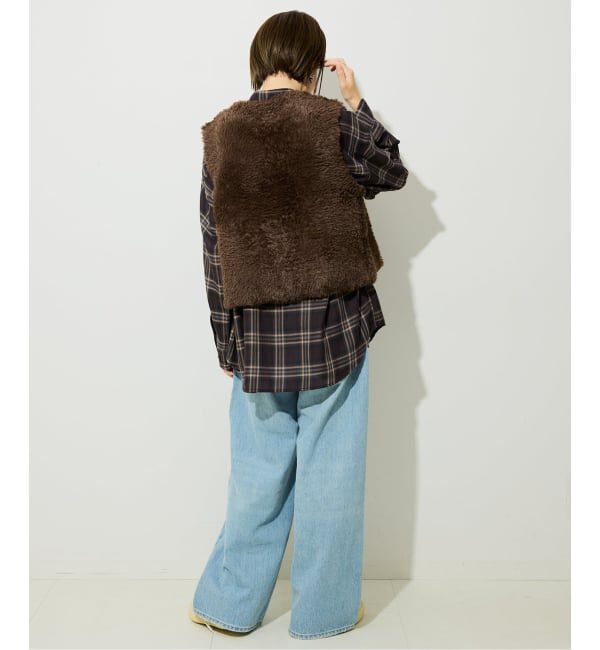 SLOBE IENA「ビエラチェックルーズシャツ」|シャツ・ブラウス|