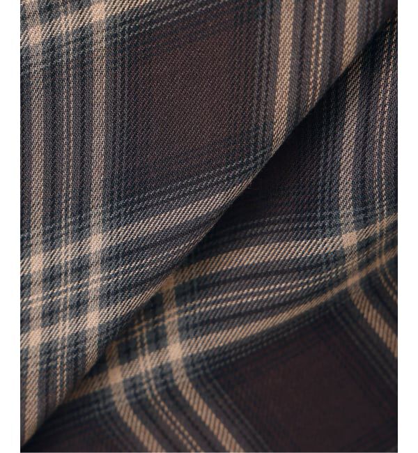 SLOBE IENA「ビエラチェックルーズシャツ」|シャツ・ブラウス|