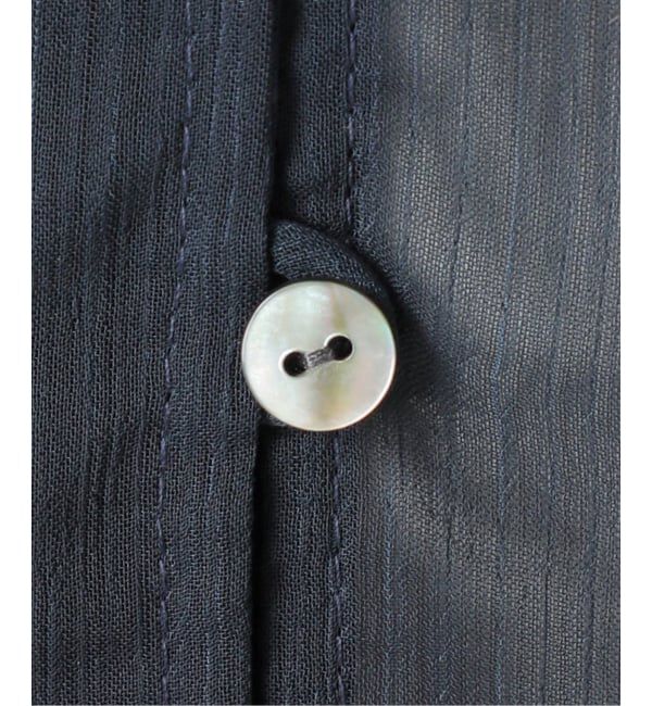 SLOBE IENA「フロントスキッパーラッフルブラウス」|シャツ・ブラウス|