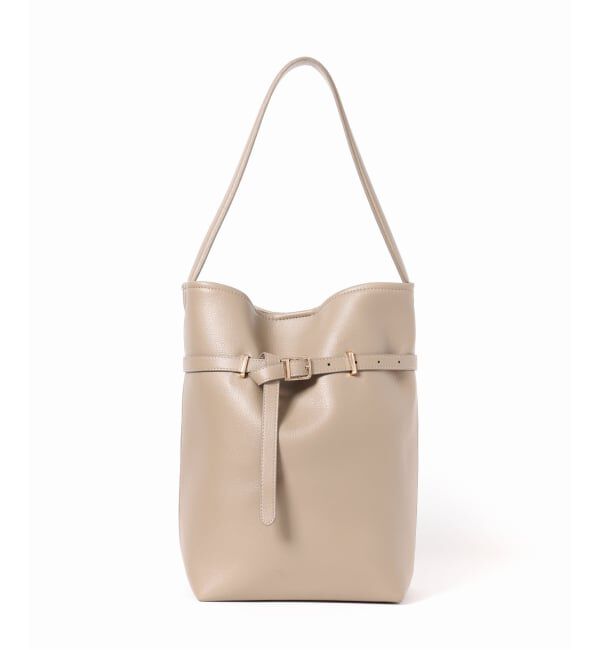 SLOBE IENA「SLOBE ベルトスクエアトートバッグ」|ショルダー・メッセンジャー|