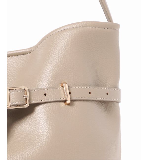 SLOBE IENA「SLOBE ベルトスクエアトートバッグ」|ショルダー・メッセンジャー|