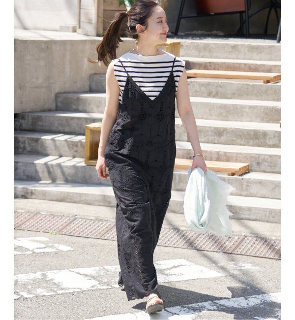 IENA「《WEB限定/追加6》レースオールインワン」|オールインワン|