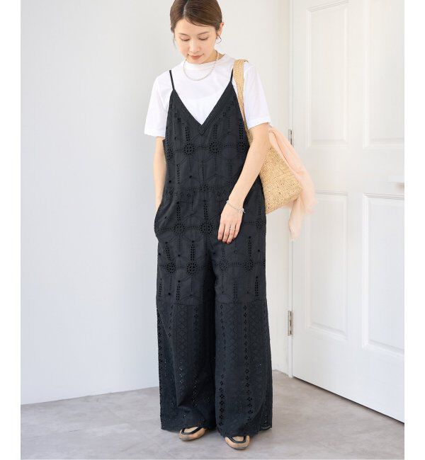 IENA「《WEB限定/追加6》レースオールインワン」|オールインワン|