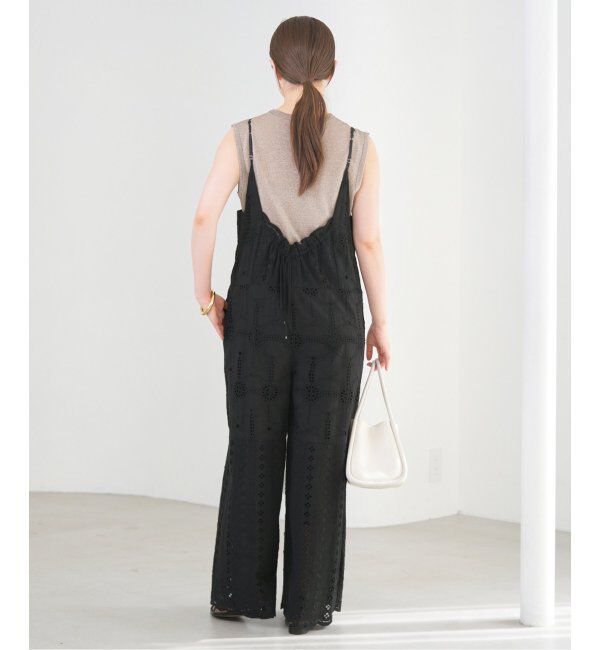 IENA「《WEB限定/追加6》レースオールインワン」|オールインワン|