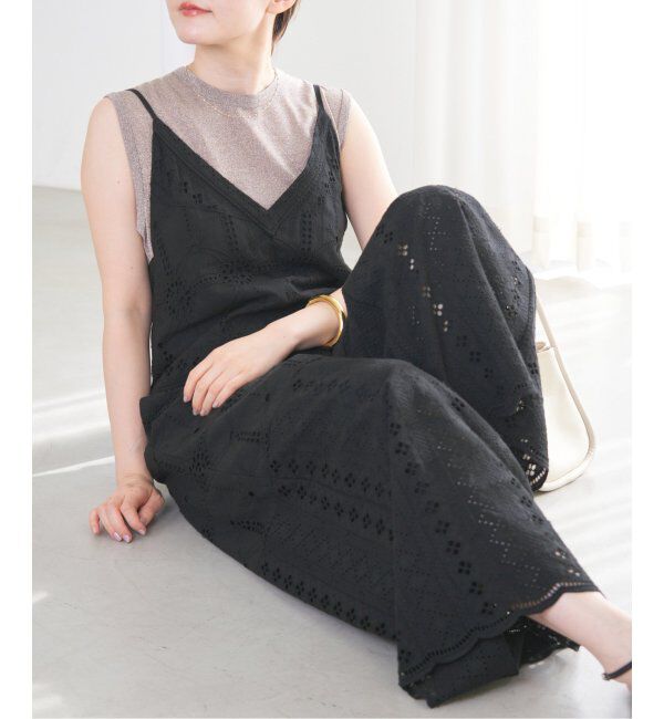 IENA「《WEB限定/追加6》レースオールインワン」|オールインワン|