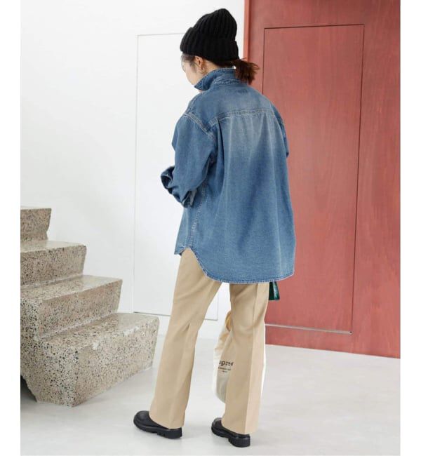 SLOBE IENA「《WEB限定/追加》LE DENIM BDUデニムシャツ」|シャツ・ブラウス|