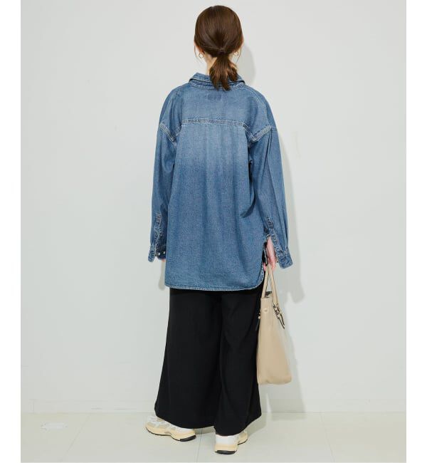 SLOBE IENA「《WEB限定/追加》LE DENIM BDUデニムシャツ」|シャツ・ブラウス|
