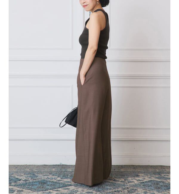 IENA LA BOUCLE「IENA LA BOUCLE ウーステッドIラインスカート」|スカート|