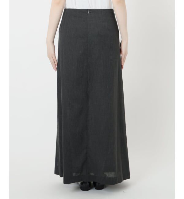 IENA LA BOUCLE「IENA LA BOUCLE ウーステッドIラインスカート」|スカート|