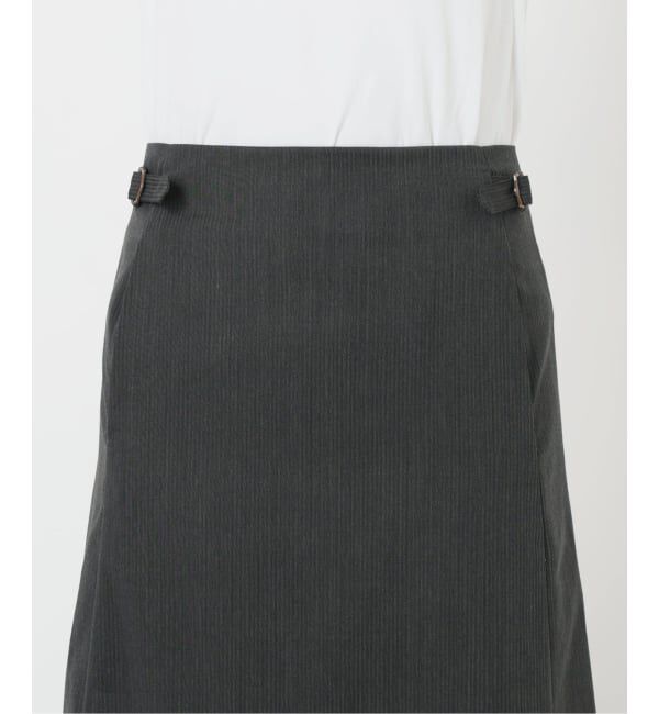 IENA LA BOUCLE「IENA LA BOUCLE ウーステッドIラインスカート」|スカート|