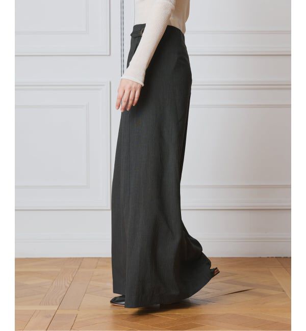 IENA LA BOUCLE「IENA LA BOUCLE ウーステッドIラインスカート」|スカート|