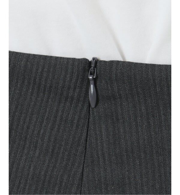 IENA LA BOUCLE「IENA LA BOUCLE ウーステッドIラインスカート」|スカート|