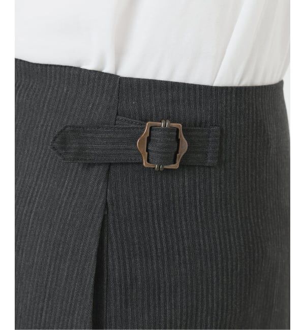 IENA LA BOUCLE「IENA LA BOUCLE ウーステッドIラインスカート」|スカート|