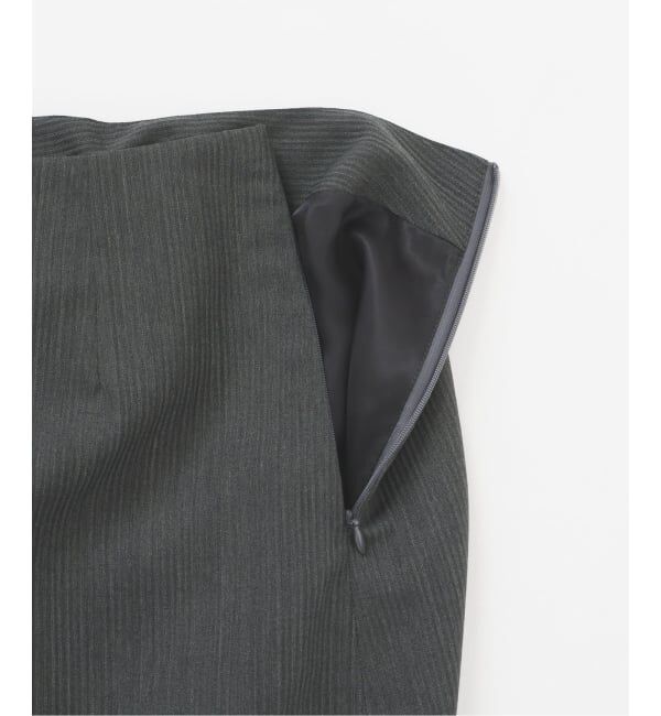 IENA LA BOUCLE「IENA LA BOUCLE ウーステッドIラインスカート」|スカート|