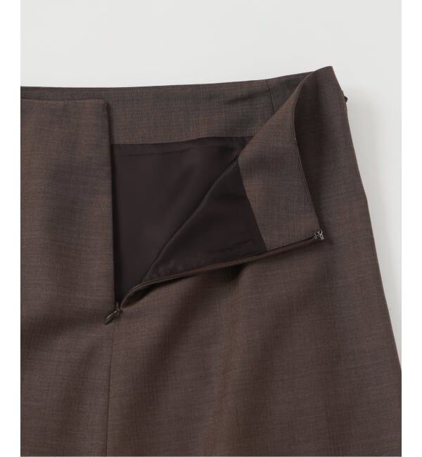 IENA LA BOUCLE「IENA LA BOUCLE ウーステッドIラインスカート」|スカート|