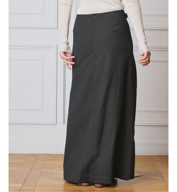 IENA LA BOUCLE「IENA LA BOUCLE ウーステッドIラインスカート」|スカート|