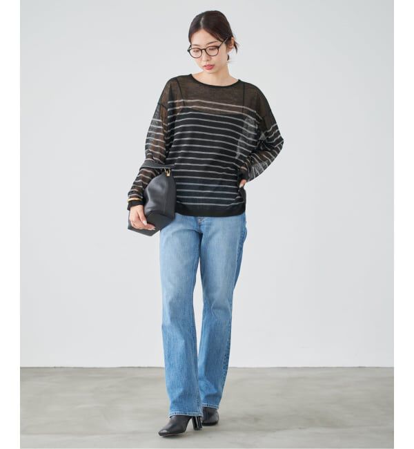 IENA「アルパカMIXシアー プルオーバー」|ニット・セーター|